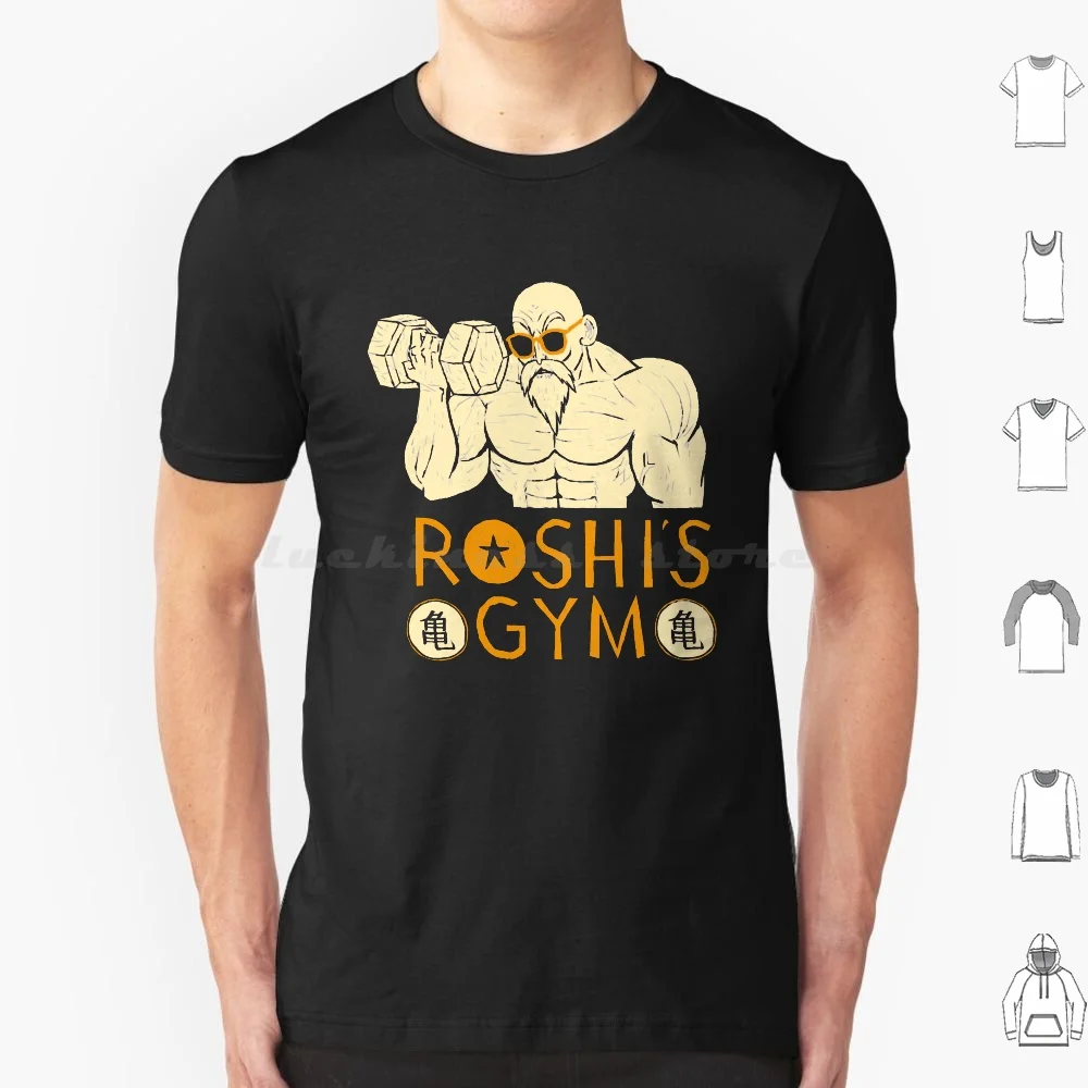 Original Roshis Gym Gift Men'S T-Shirt T Shirt Big Size 100% Cotton Original Roshis Gym