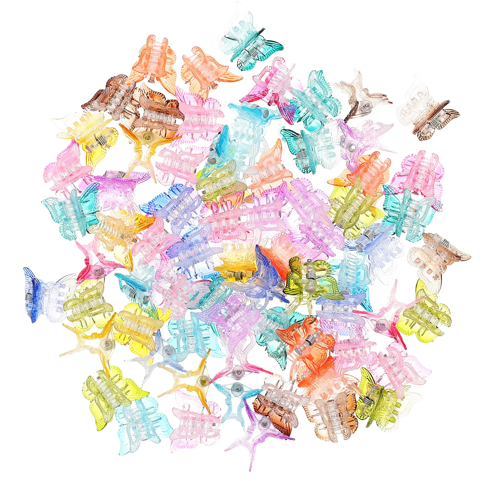 

80 шт., маленькие заколки для волос, прочные аксессуары для волос с бабочкой для женщин, макияж, мытье лица, приготовление пищи, ежедневное использование