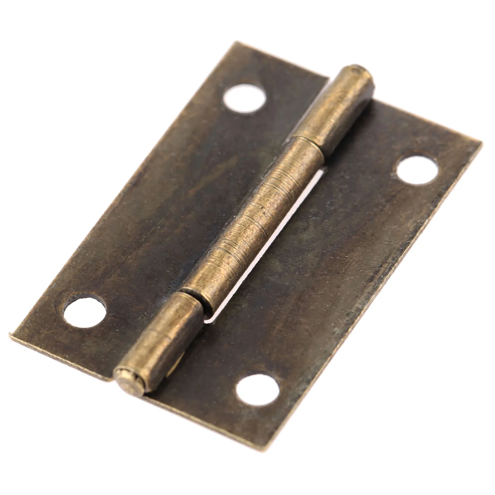 4Pcs 1.5inch Antique Bronze Furniture Hinge with Screws Cabinet Drawer Door Butt Hinge for Wood Jewellery Box Furniture Hardware