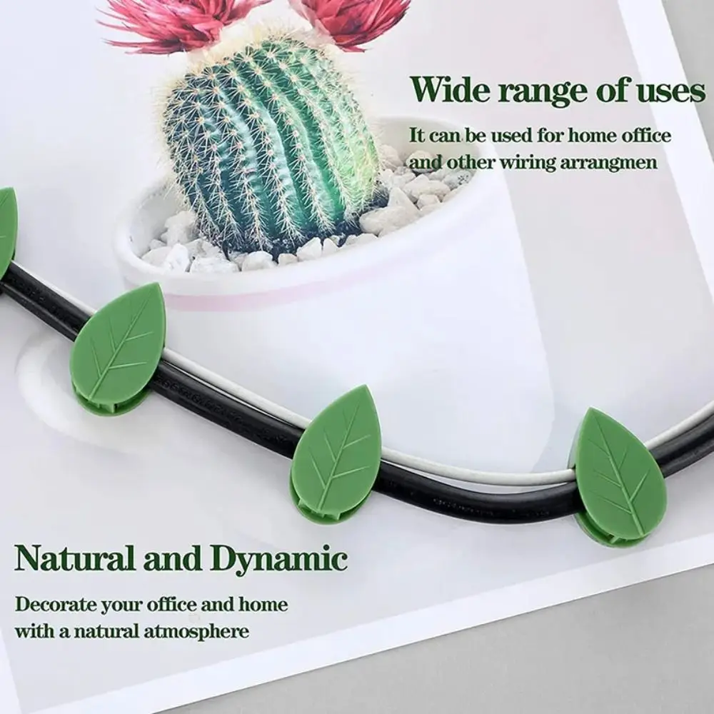 10Pcs Acrylic Sticker Plant Climbing Wall Fixture Clips Invisible Plant Plastic Plant Vine Traction Holder Self-Adhesive Hanging