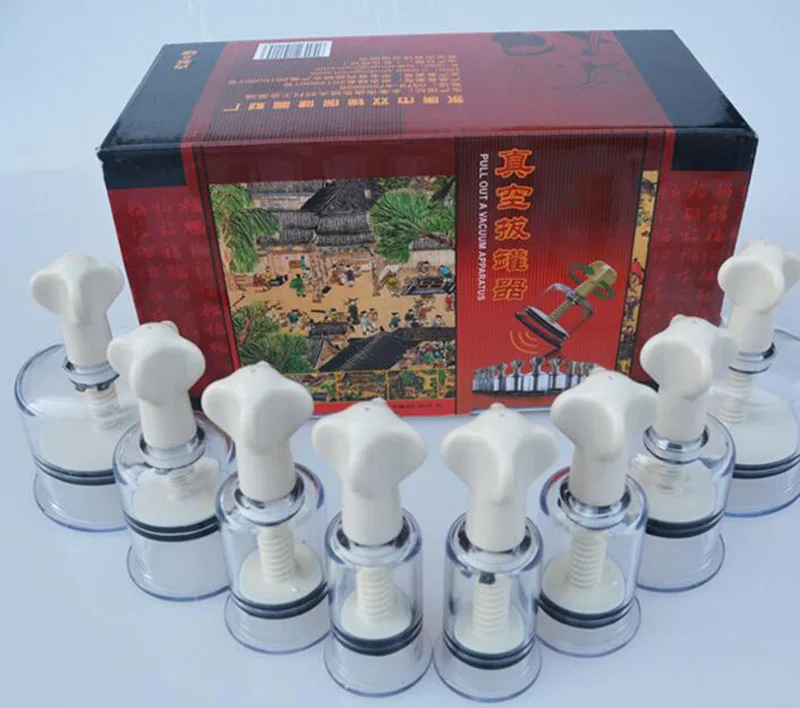 Hand twist type rotary cupping apparatus   vacuum cupping Household thickening tank cupping therapy and cupping protection