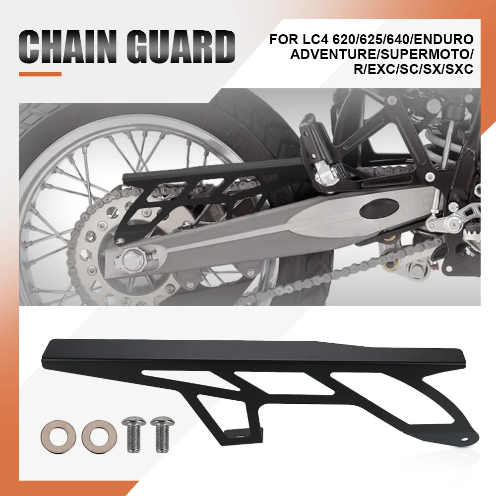 

For LC4 620/625/640/Enduro Adventure/Supermoto/R/EXC/SC/SX/SXC Motorcycle Wheel Chain Guard Cover Protection Chain Guide Cover