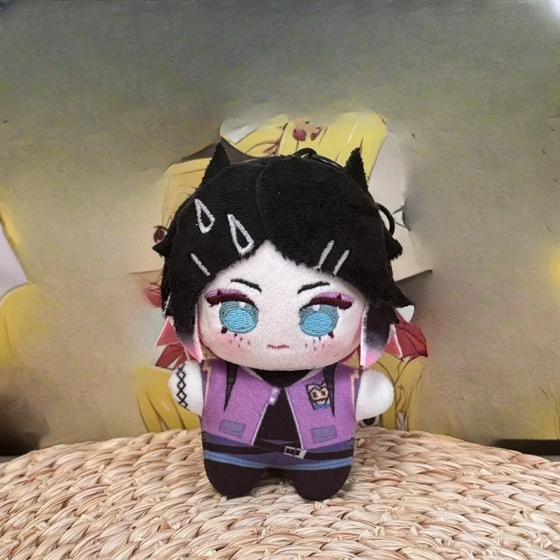 10cm Anime Game VALORANT Jett Mu Die Kawaii Cosplay Cotton Doll Starfish Body Keychain Mini Soft Plushies Toy Figures Fans Gifts