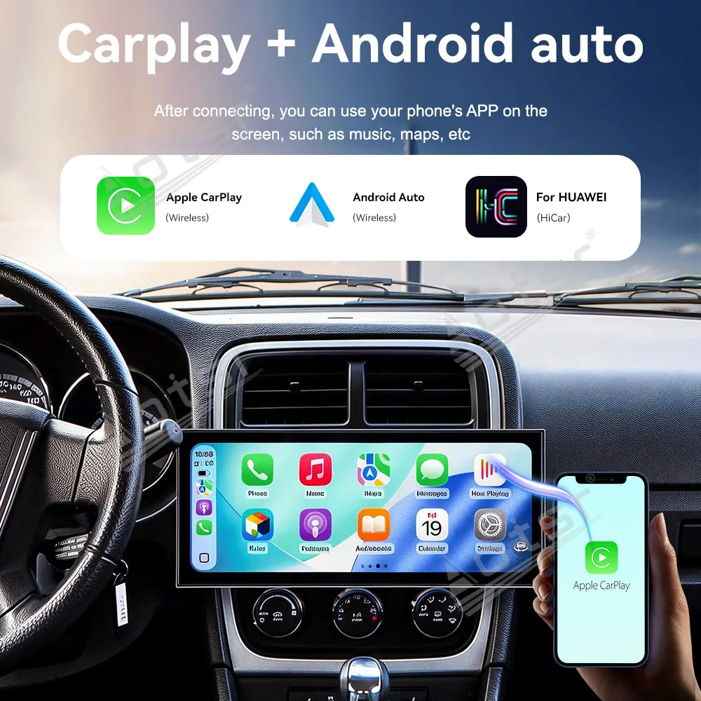 CarPlay 15.8’’ Android 15For Dodge Caliber   2010–2012 Car gadgets Car Radio Car GPS Navigation HD Screen Multimedia Player Head