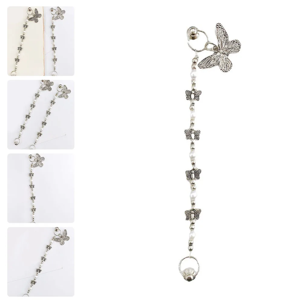 Mariposas Caja de teléfono de metal Accesorio de cadena Resistencia a caídas Decoración decorativa para teléfono celular