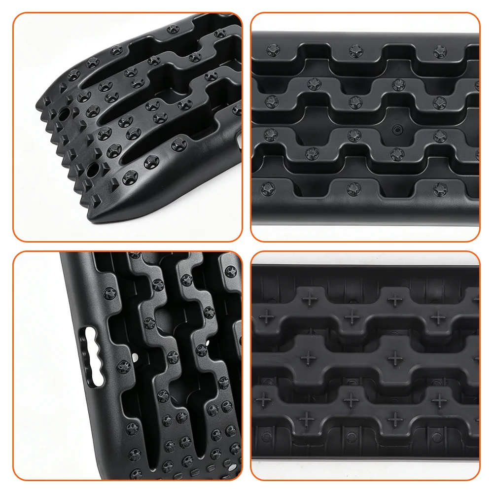 Traktionsbrett, 2 Stück Schnee-Offroad-Traktionshilfen, Reifenleiter für Schlamm, Sandplatten für Wohnmobile, Fahrzeuge – Detail 4