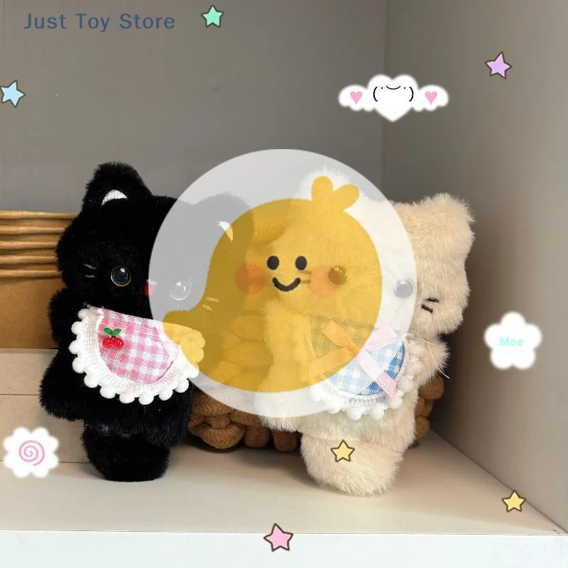 [JT] 1 Pezzo Portachiavi Peluche Gatto Cartone Animato Kawaii con Suono, Ciondolo per Zaino Borsa, Ornamento da Appendere, Accessori Regalo