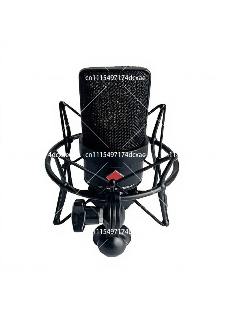 Professional Wired Condenser Microphone for Live Streaming, Recording Studio, Podcast, Home Studio, Computer PC, Black