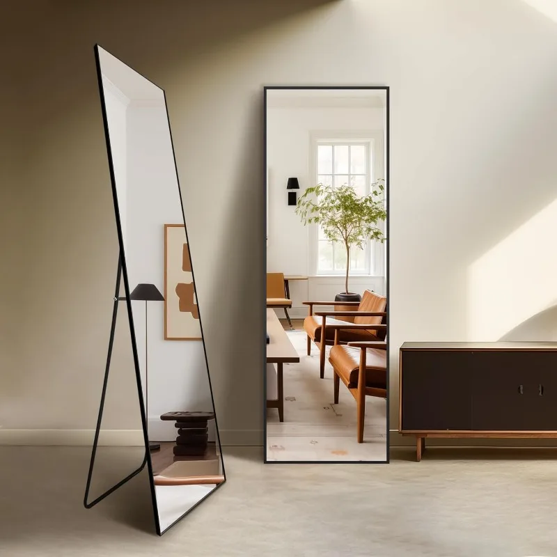 Standing Mirror Full Length Mirror,70''x24'',Large Floor Mirror with Aluminium Frame for Door Bedroom Bathroom Living Room