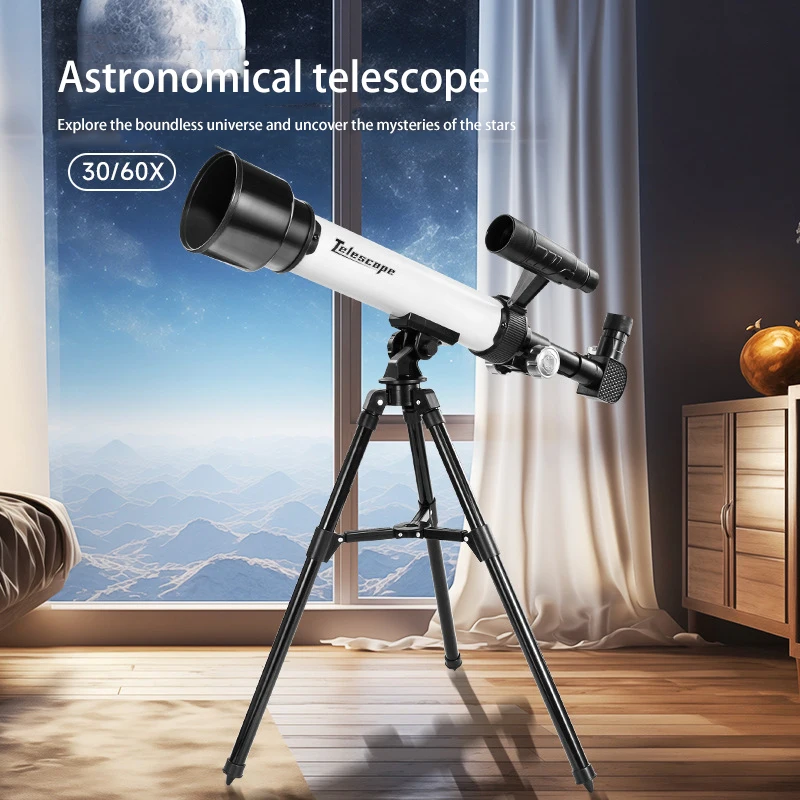 

60x Astronomical Telescope Magnification Outdoor Night Use Students Teaching Educational Gifts Children Stem Toys Montessori Kid