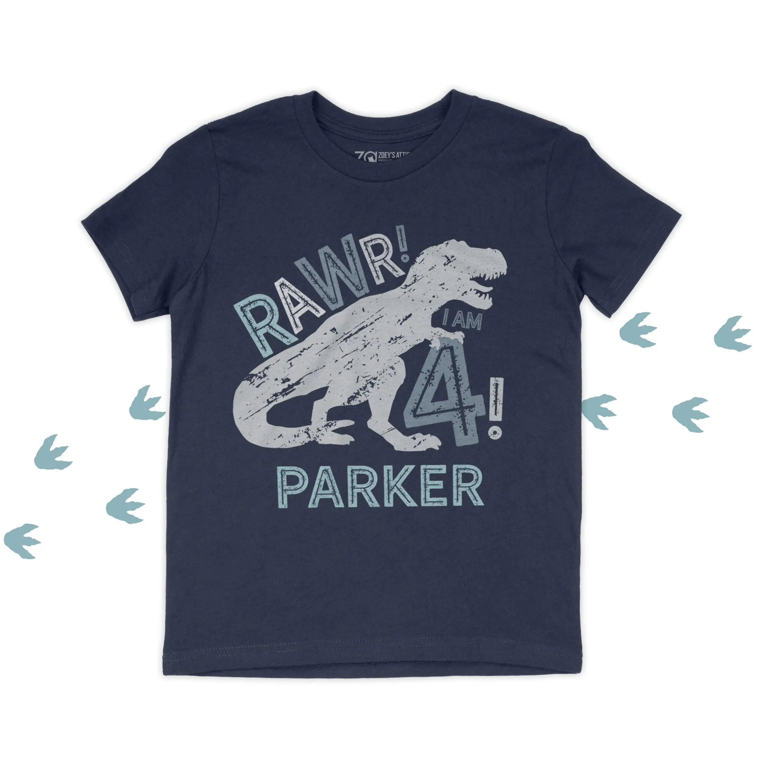 Dinosaur Birthday Shirt Trex T Rex Tyrannosaurus For Any Age Two Three Four Five Six Year Old