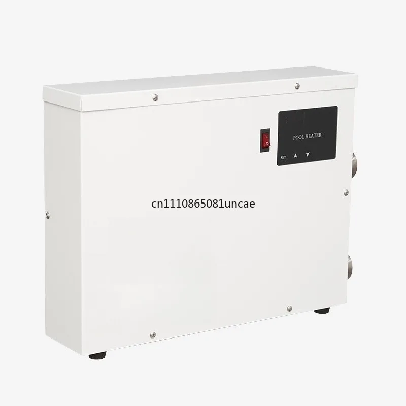 Thermostat swimming pool electric heating touch screen heater hot and cold water circulation heating equipment