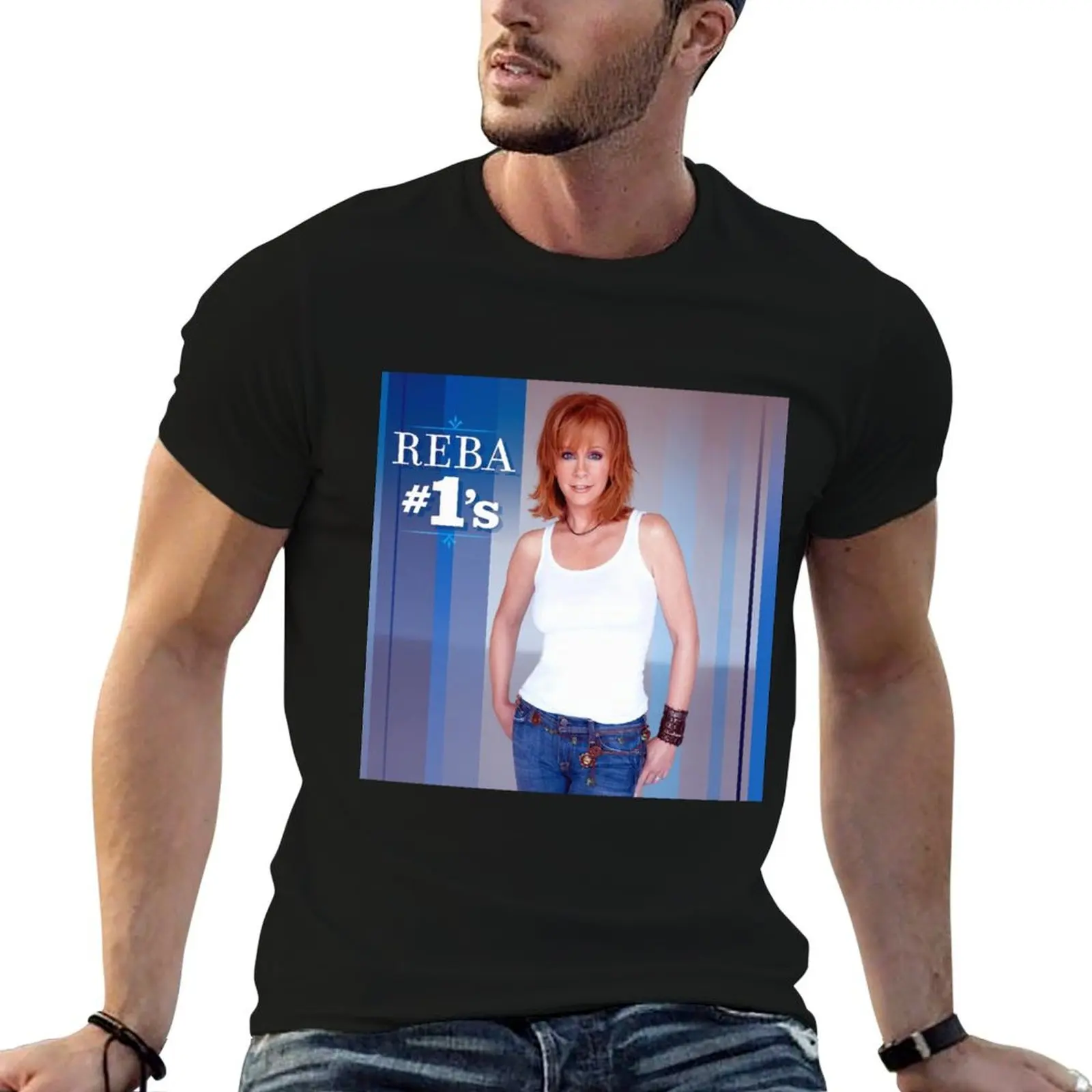 

#1s Reba McEntire T-Shirt t shirt men 100% cotton luxury brand man t shirt heavy cotton T-Shirt