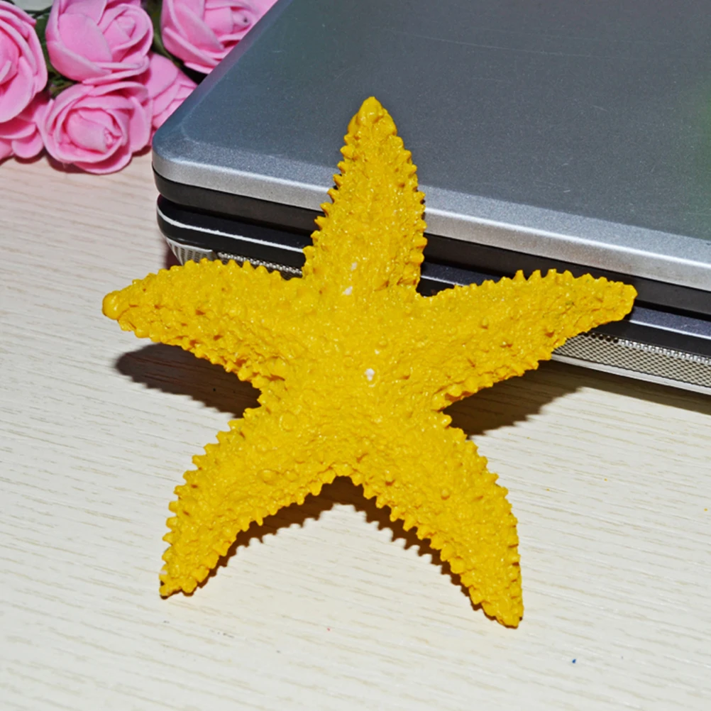 

5 Pcs Resin Sea Star Aquarium Decor Eco Friendly Safe for Fish Tank Pebble Road Wall Vase Flower Pot Decoration High Quality