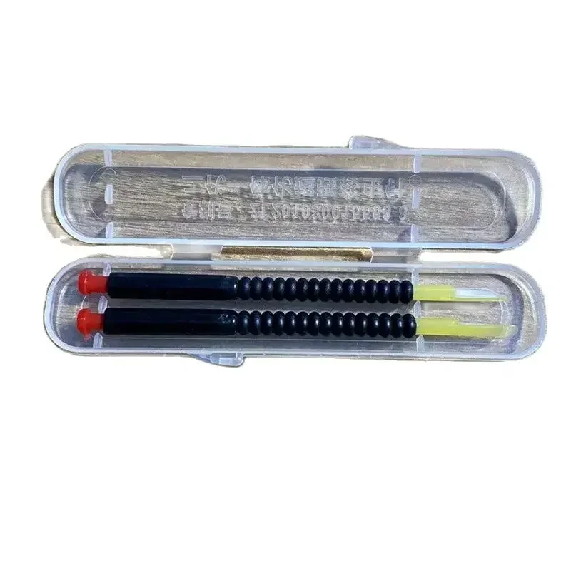 20PCS New material: insect transplanting needle made of silica gel with storage box, 2 insect transplanting tools, round box for