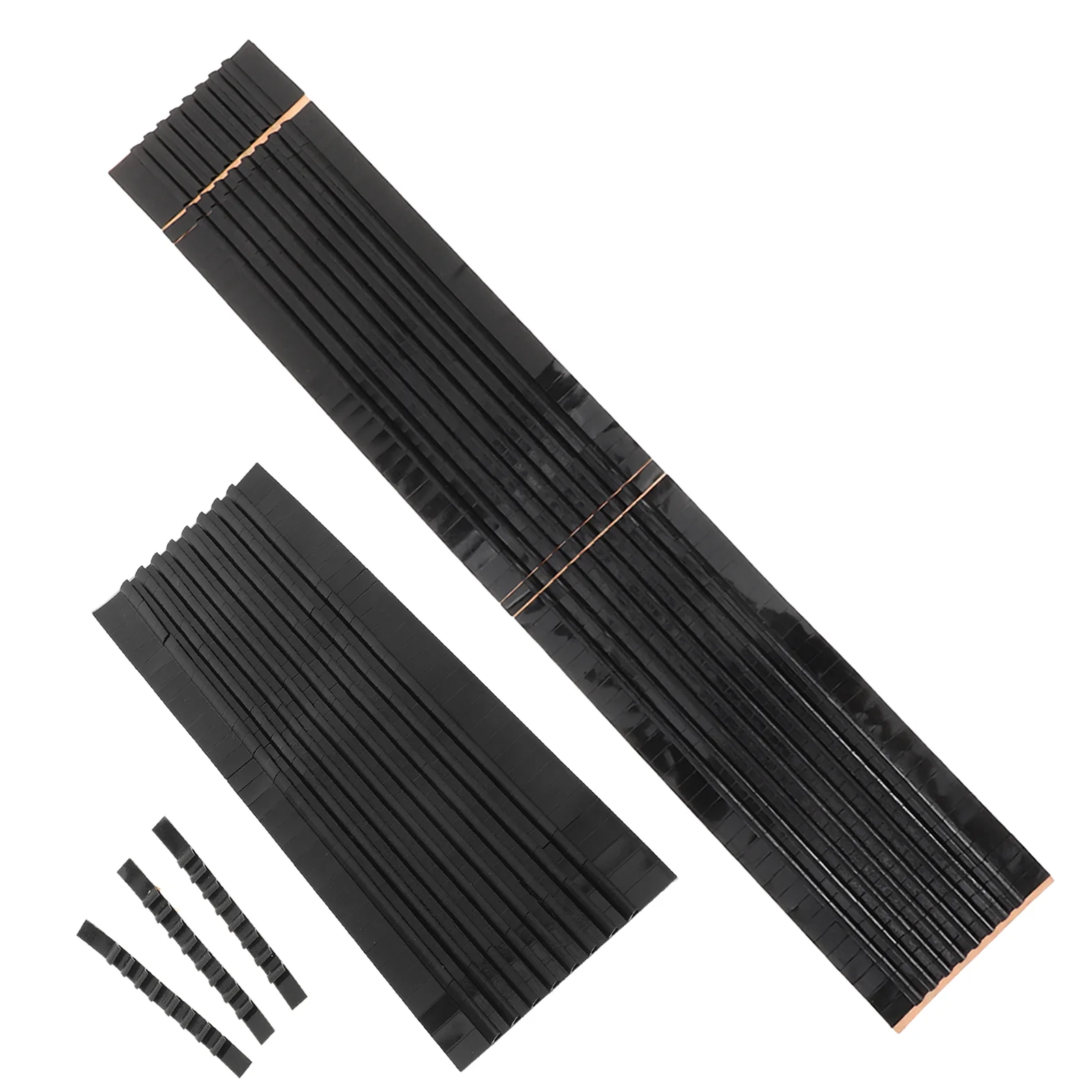

100 Pcs Anti Hanger Stickers Silicone Strips Clothes Hanging Rack Grip Grips Adhesive Non Stripes For Wood Hangers