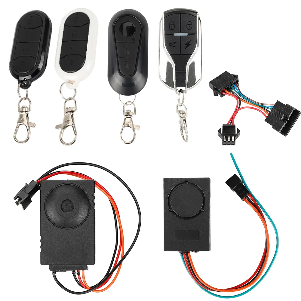 Electric Bicycle Anti-theft Alarm 36-72V Burglar Alarm With Two Switch For Dualtron Scooter Locks Security Accessories