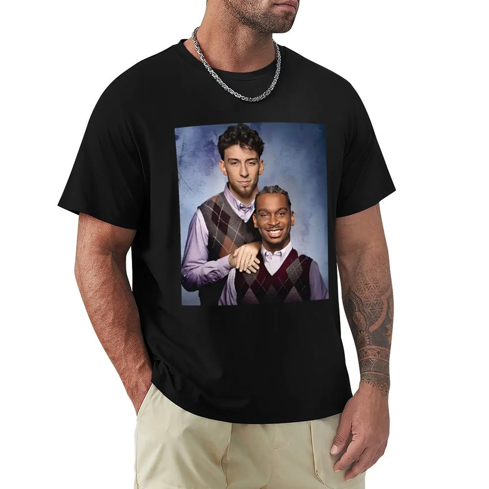 

Chet Holmgren And Shai Gilgeous Step Brothers T-Shirt anime kawaii clothes t shirt men