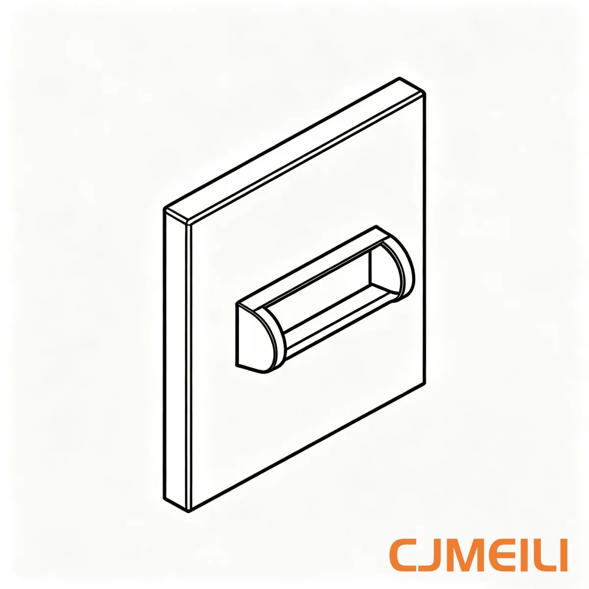 Square Shower Escutcheon Cover Chrome Wall Trim Plate Replacement Fit Shower Head Holder 93523000 Bathroom Spare Part