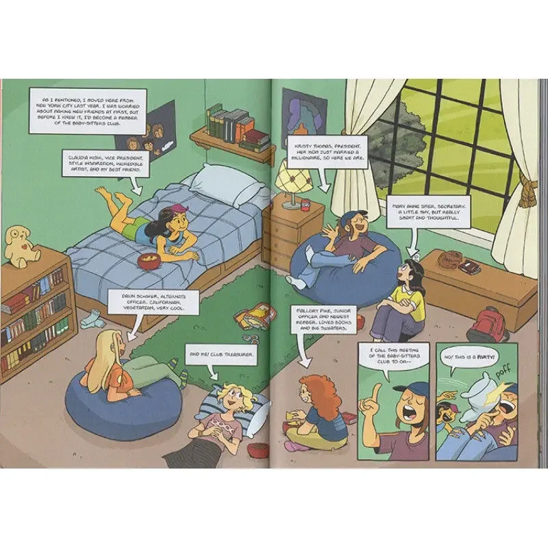 The Baby Sitters Club 7 Cute Sitters Club الكتاب الهزلي بالألوان الكاملة #2
