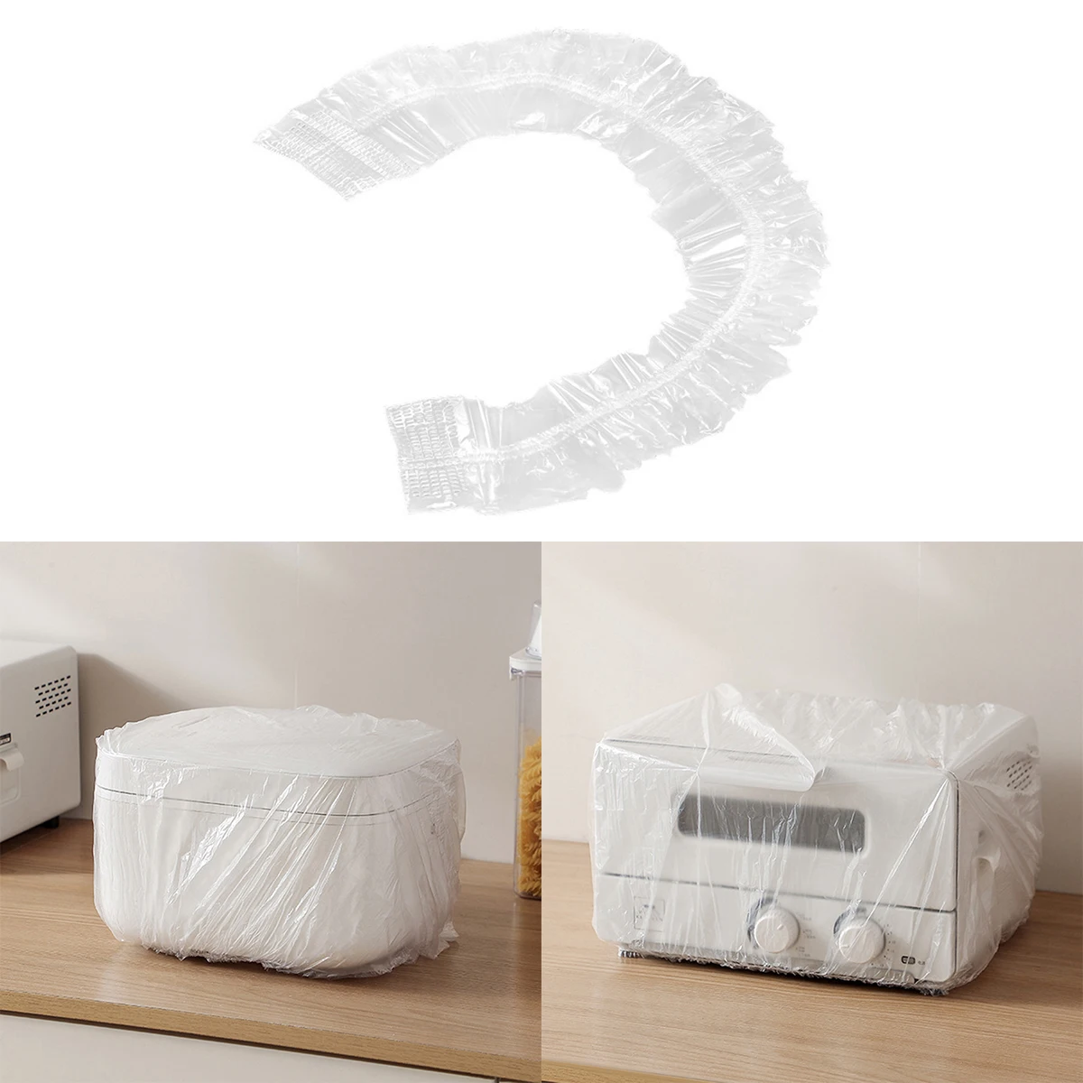 10 Pezzi Di Copertura Antipolvere Spessa Coperture Trasparenti Per Elettrodomestici Da Cucina Coperture Per Elettrodomestici Da Cucina Copertura Antipolvere Trasparente Spessa