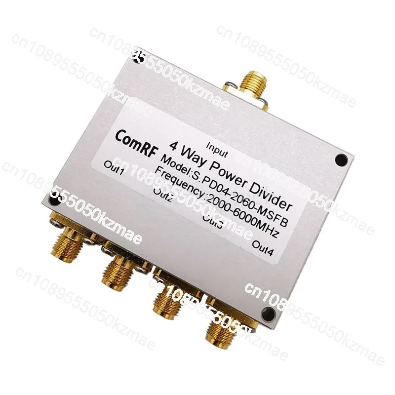

Подходит для 2–6 ГГц, 50 Вт, 4-полосный делитель мощности, разветвитель мощности RF с гнездовыми разъемами SMA