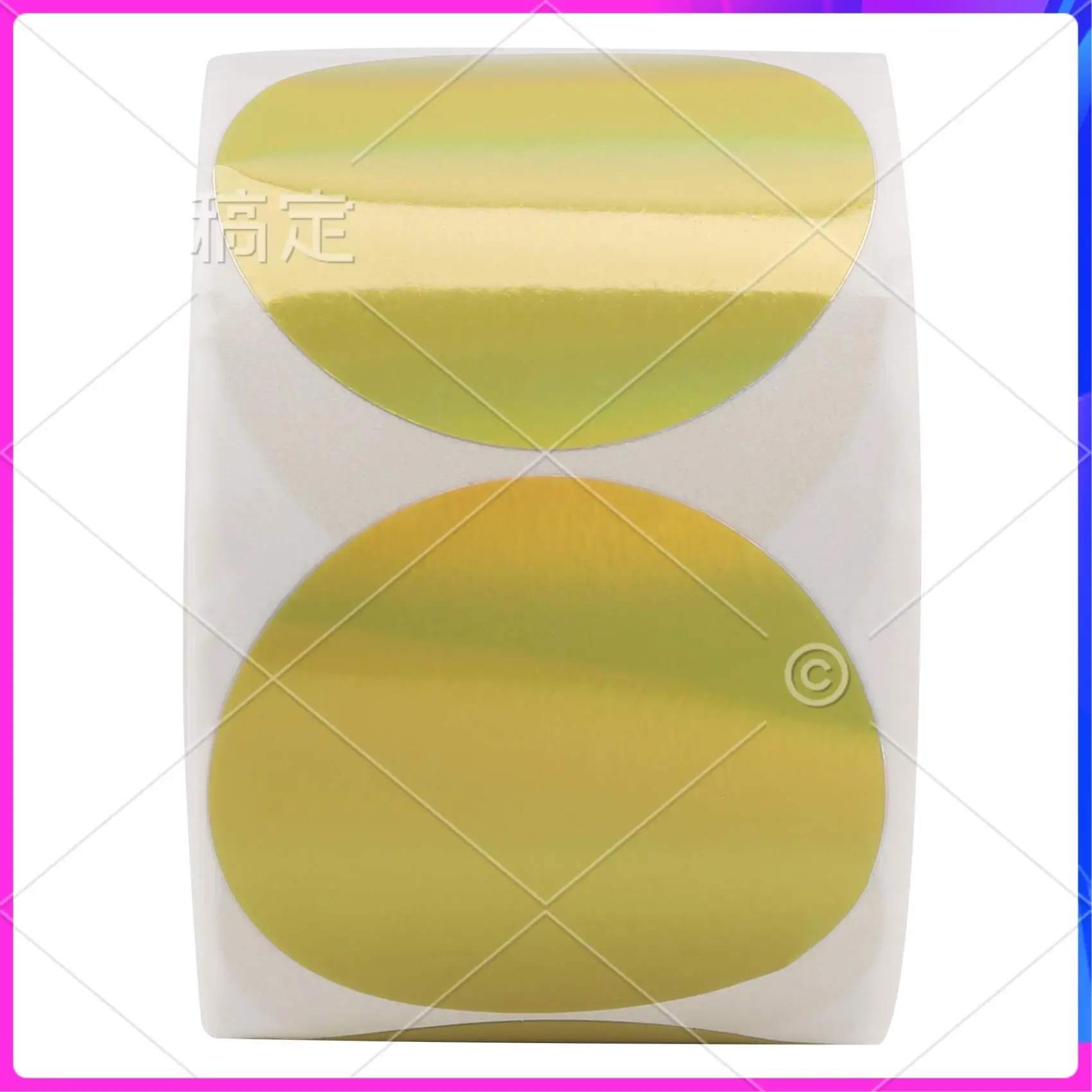 ABT-500 Pcs Gold Laser Stickers Label Printer Stickers Portable Printer Thermal Label Waterproof Stickers