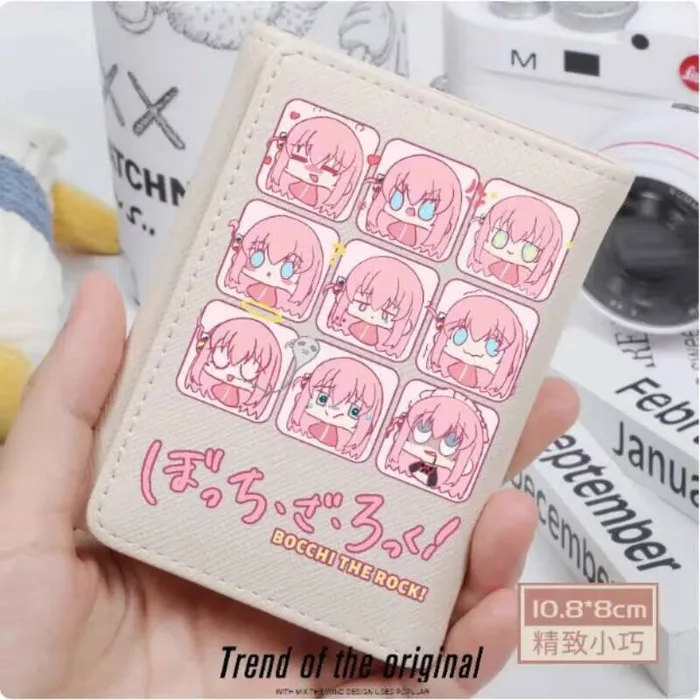 

Anime BOCCHI THE ROCK Gotoh Animeori Fashion Wallet PU Purse Card Coin Hasp Money Bag Cosplay Gift B1965 Anime