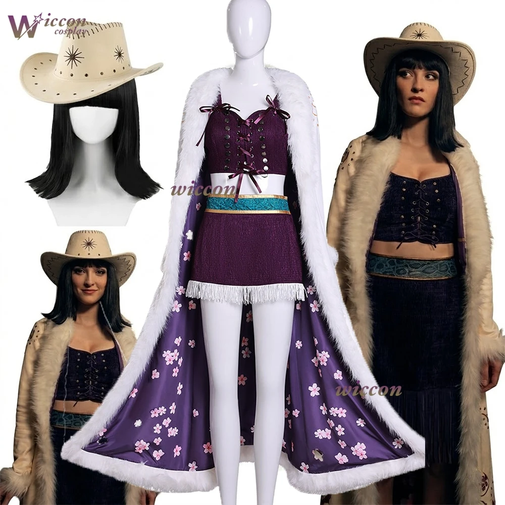 Disfraz de Cosplay Lera Abova Estilo Nico, Capa y Falda de Robin, para Mujer, Disfraz Completo para Halloween, Cosplay de Liva Action