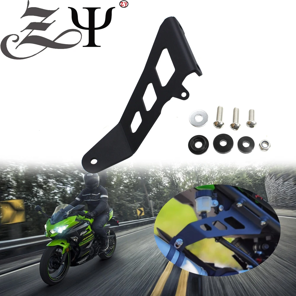 

Fit For KAWASAKI Ninja400 2018 2019 2020 2021 Motorcycle Exhaust Hanger Bracket Accessories Muffler Support Ninja 400