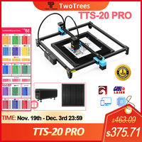 TwoTrees TTS-20 PRO CNC Laser Engraving Machine 130W APP Wifi Control Metal Laser Engraver Arcylic Wood Leather Cutting Machine