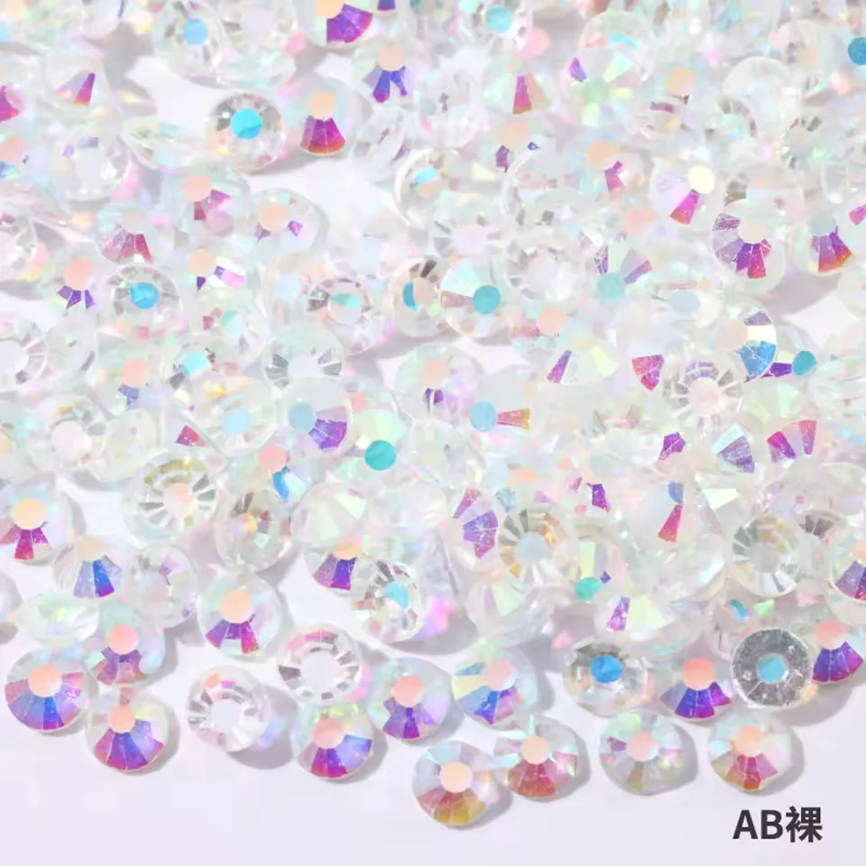 ss6-ss30 Crystal Rhinestones Non Hot Fix Flat Back Strass & Fabric Garment rhinestones for nails Decorations
