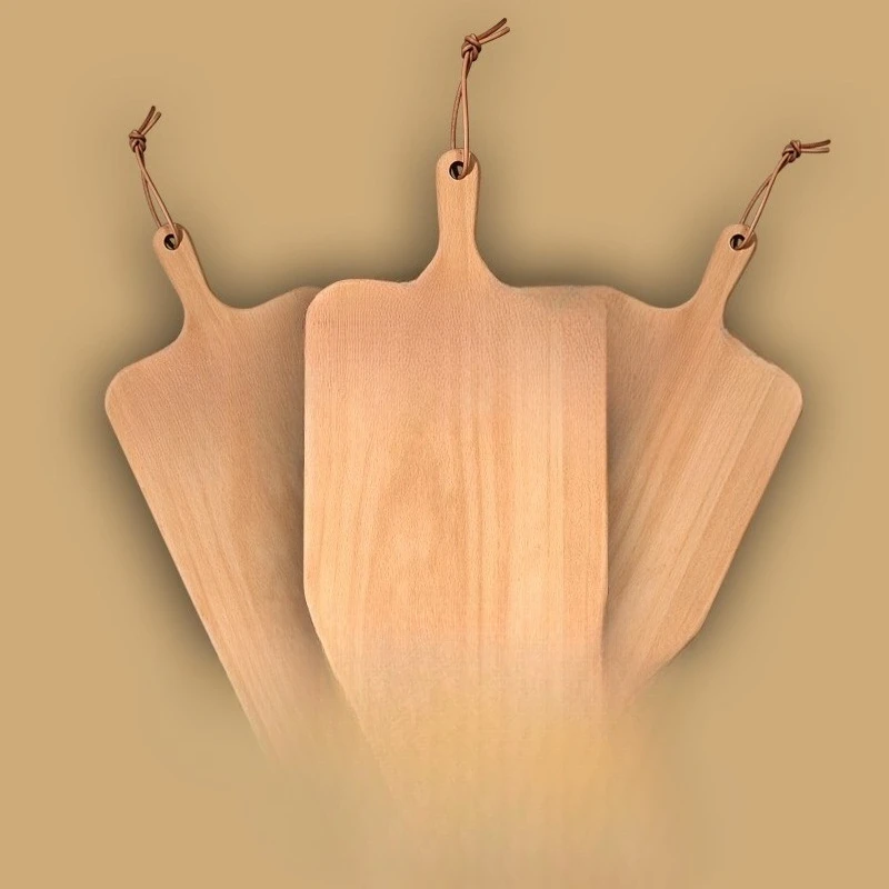 

American Camping Convenient Beech Chopping Board Fruit Tray Coffee Shop Pizza Bread Fruit Vegetable Chopping Board
