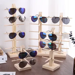 Multi Schichten Holz Sonnenbrille Display Rack Regal Brillen Show Stand Schmuck Halter für Multi Paar Gläser Vitrine WF