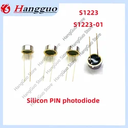 1PCS/Lot S1223 S1223-01 DIP-2 Silicon PIN photodiode peak wavelength 960nm 320nm-1100nm high sensitivity