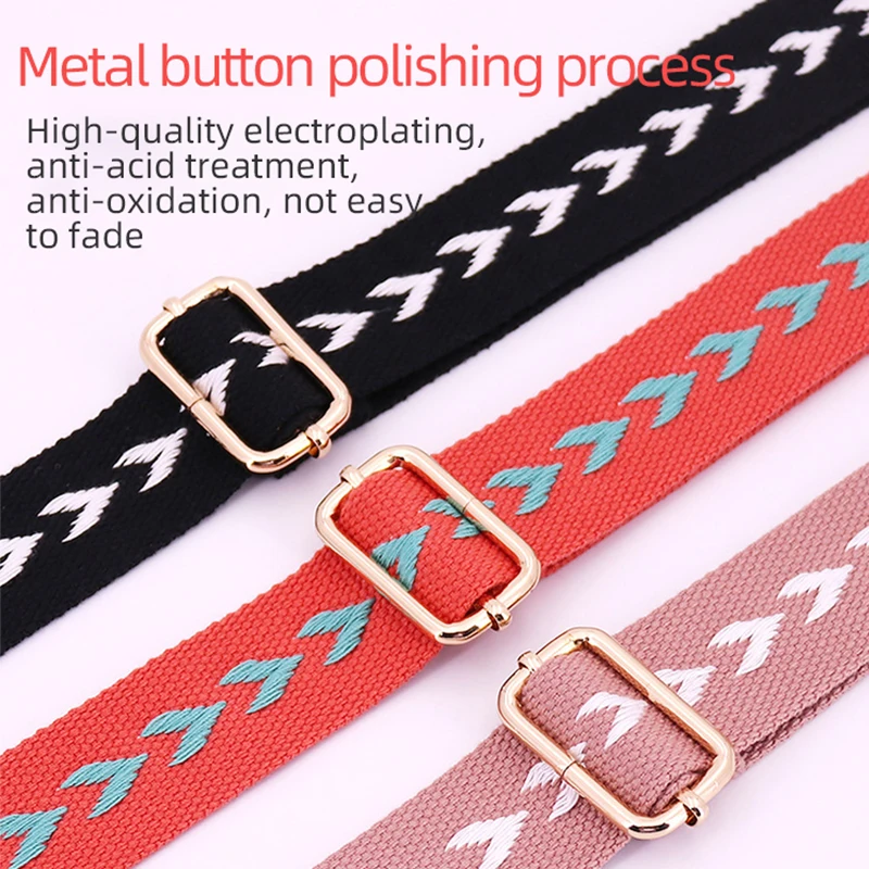 Women Handbag Straps for Crossbody Adjustable Bag Accessories Belt For Bag Accessories  Belt Wide Nylon Shoulder Bag Straps