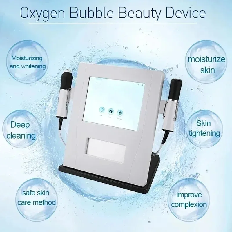 

Factory Price CO2 Oxygen Bubble Machine Facial Massage 3 In 1 Oxygenation Rf Therapy Super Facial Whitening Rejuvenation Device