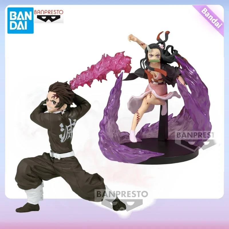 Figura Anime Demon Slayer, Modelo Kamado Tanjirou Nezuko, Estrelas Vibração, Original, Em Stock, 13cm