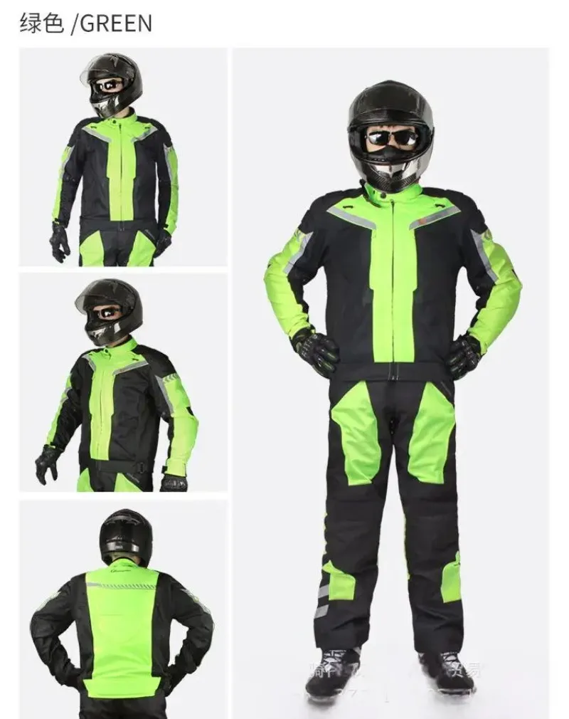 

RidingTribe Summer Winter Motorcycle Riding Clothes Reflective and Breathable Mesh Motorcycle Clothes Waterproof Racing Clothes