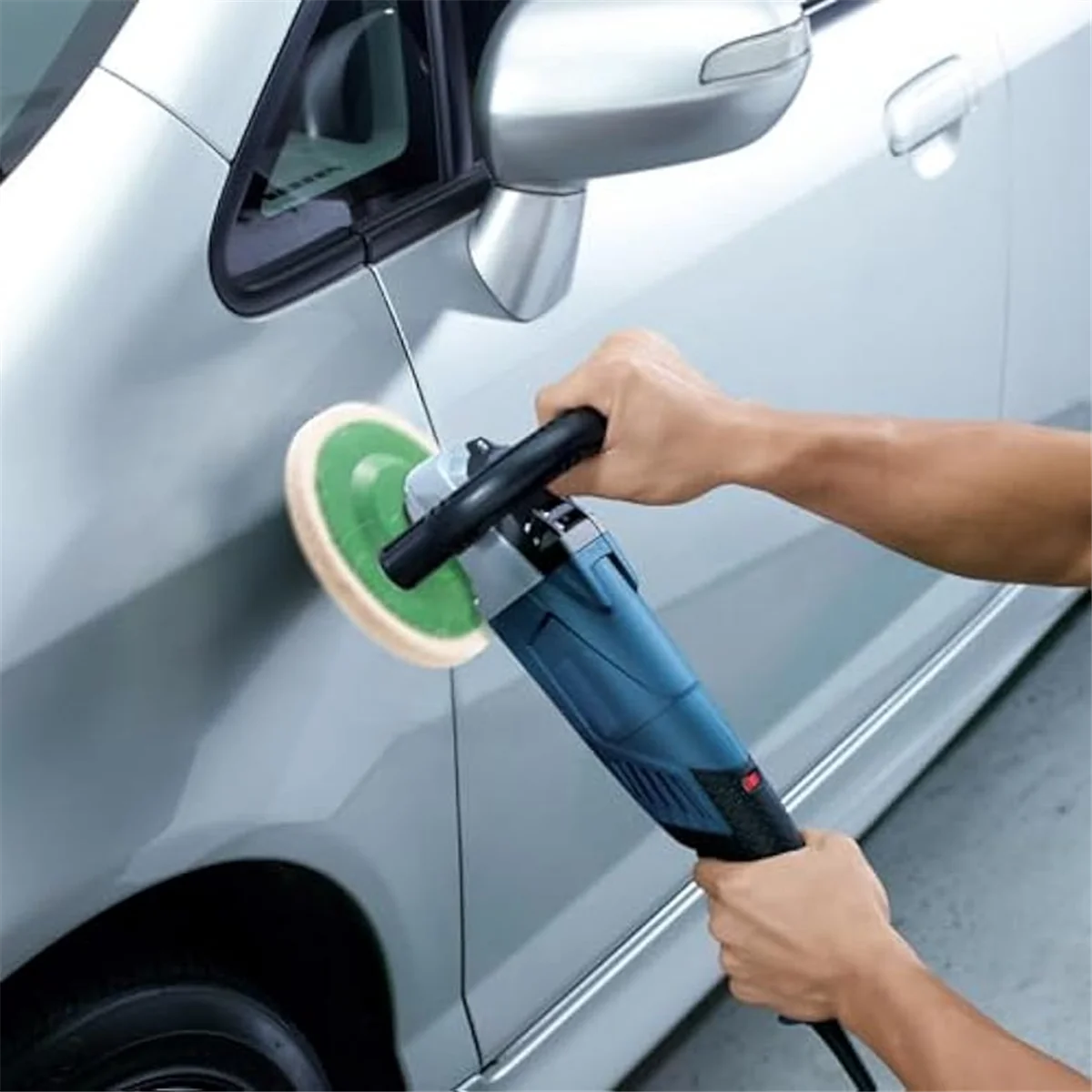 Rodada lã sentiu disco roda Pad, 100 Angle Grinder, polimento buffer, furo, dia, verde, 18 Pack, 4"