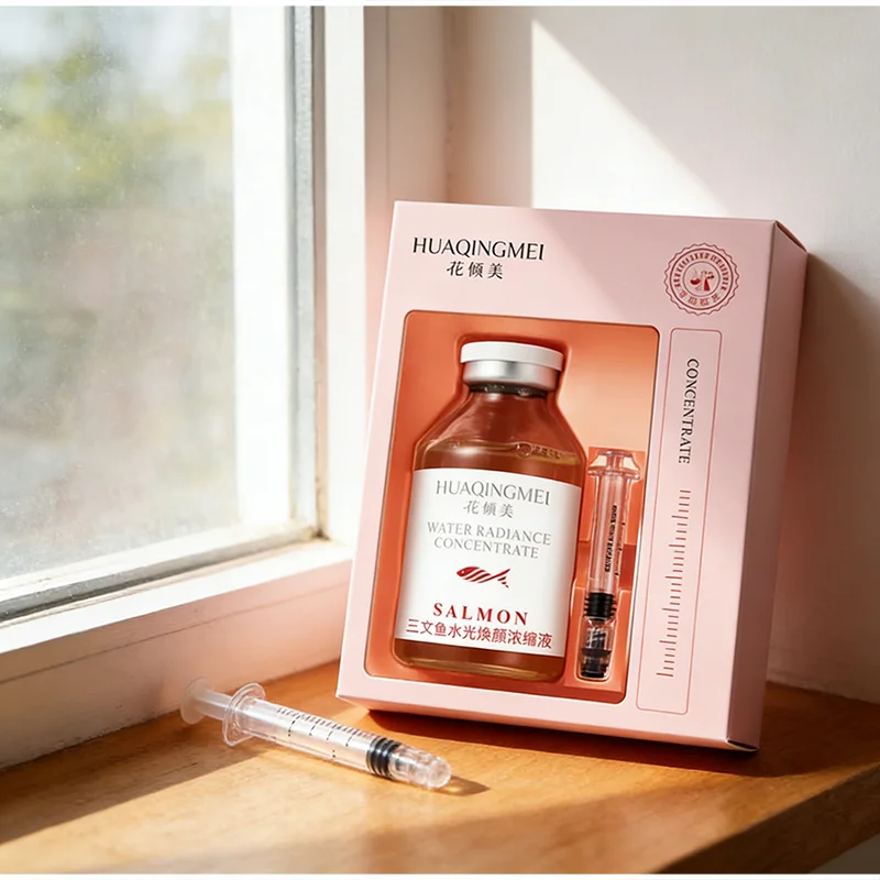 Korean Salmon Dna Serum 30ml Hydrating Ampoule For Face Moisturizing Brightening Essence Glowing Skin Solution Dry Dull Skin New