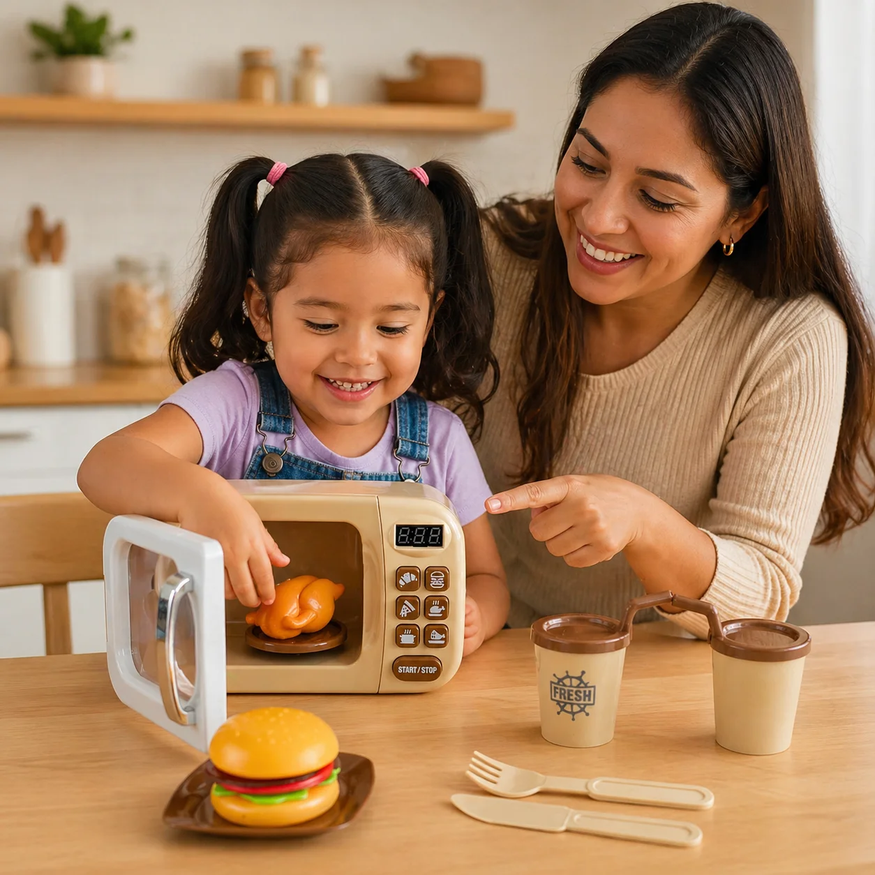 Brinquedo de Micro-ondas Elétr - Kitchen Appliances Kids avaliação e preço