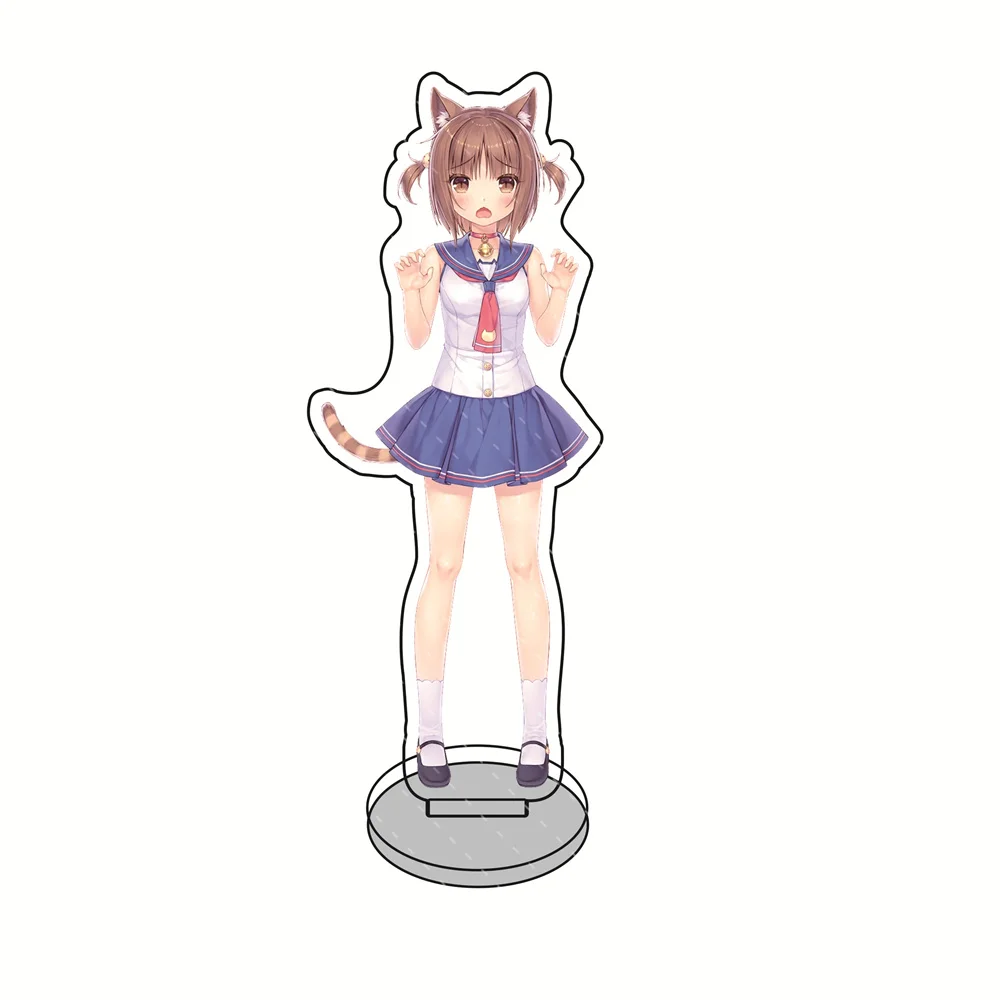 Game Nekopara 15cm Acrylic Keychain Stand Characters Ornament Accessorie Christmas Collection Gifts