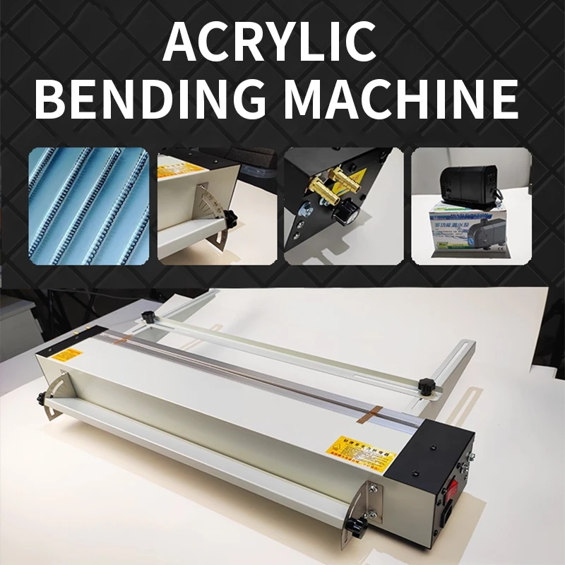 Acrylic Heat Bending Machine with Angle-Adjustable Integrated Bracket, Suitable for PVC Plastic Sign Production