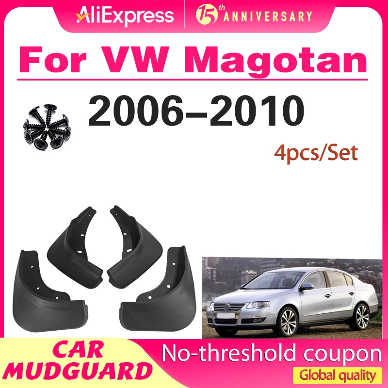 

FOR VW Magotan 2006-2010 Car Molded Mud Flaps Splash Guards Mudguards Front Rear Styling Front Rear Car Accessories