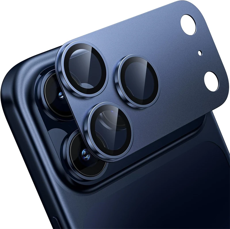 Metall Glas Objektiv Schutz Telefon Fall für IPhone 17 Air 16 15 14 13 Pro Max Plus 16Pro 17Pro 17Air I17 IPones Abdeckung Zubehör