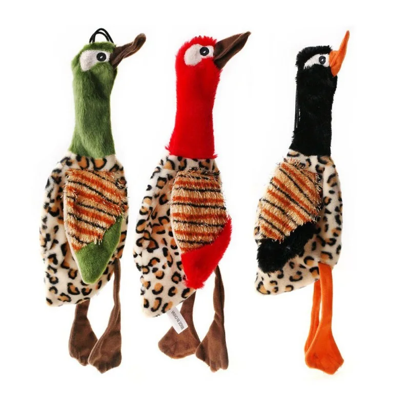 Pet Dog Toys Plush Puppy Chew Toys Squeaky Birds Toys For Small Dogs Sound Interactive Toys