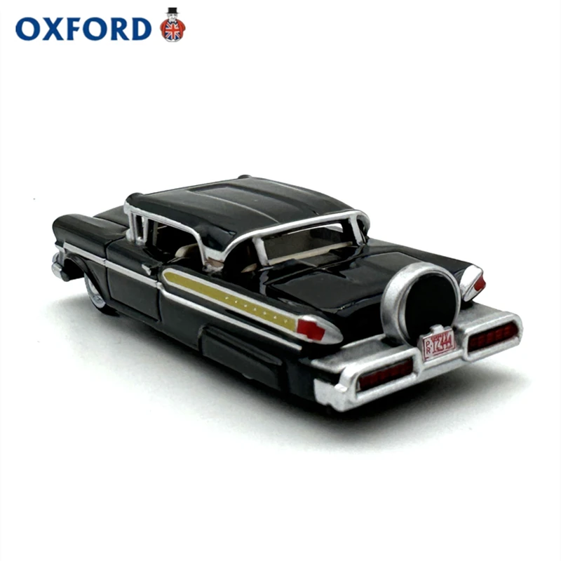 Diecast OXFORD 1:87 Scale Mercury Two-door Sports Car Vintage Vintage Car Model Collectible Toy Gift Souvenir Display Ornament
