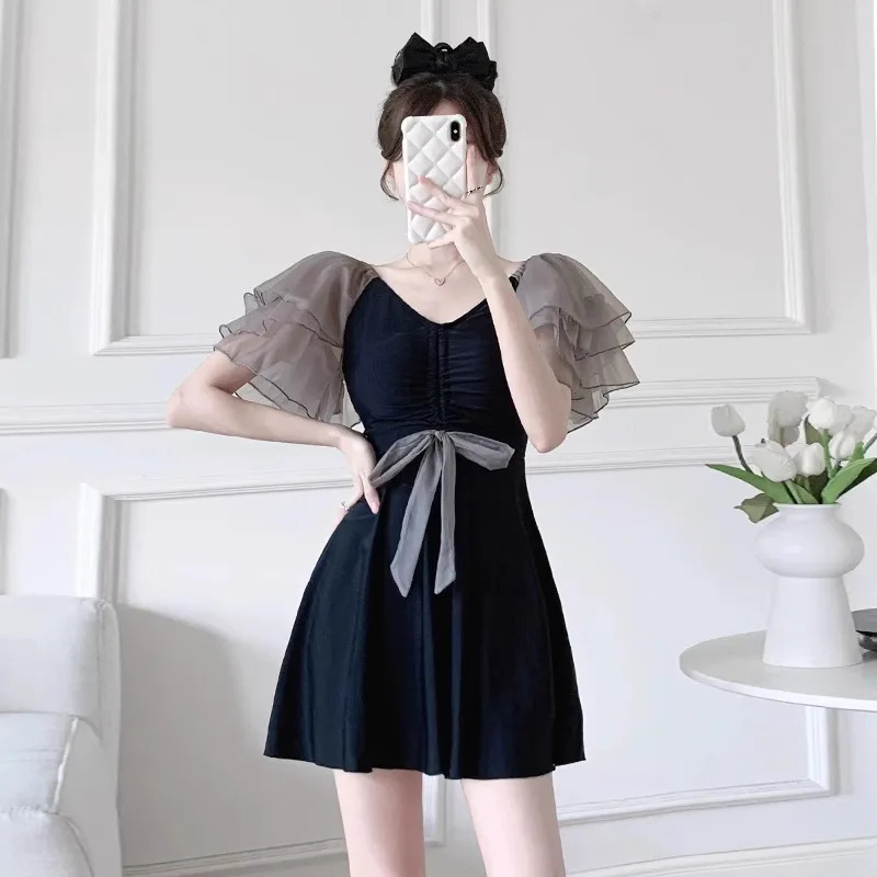 Women's New High-end Style Slimming and Belly-covering One-piece