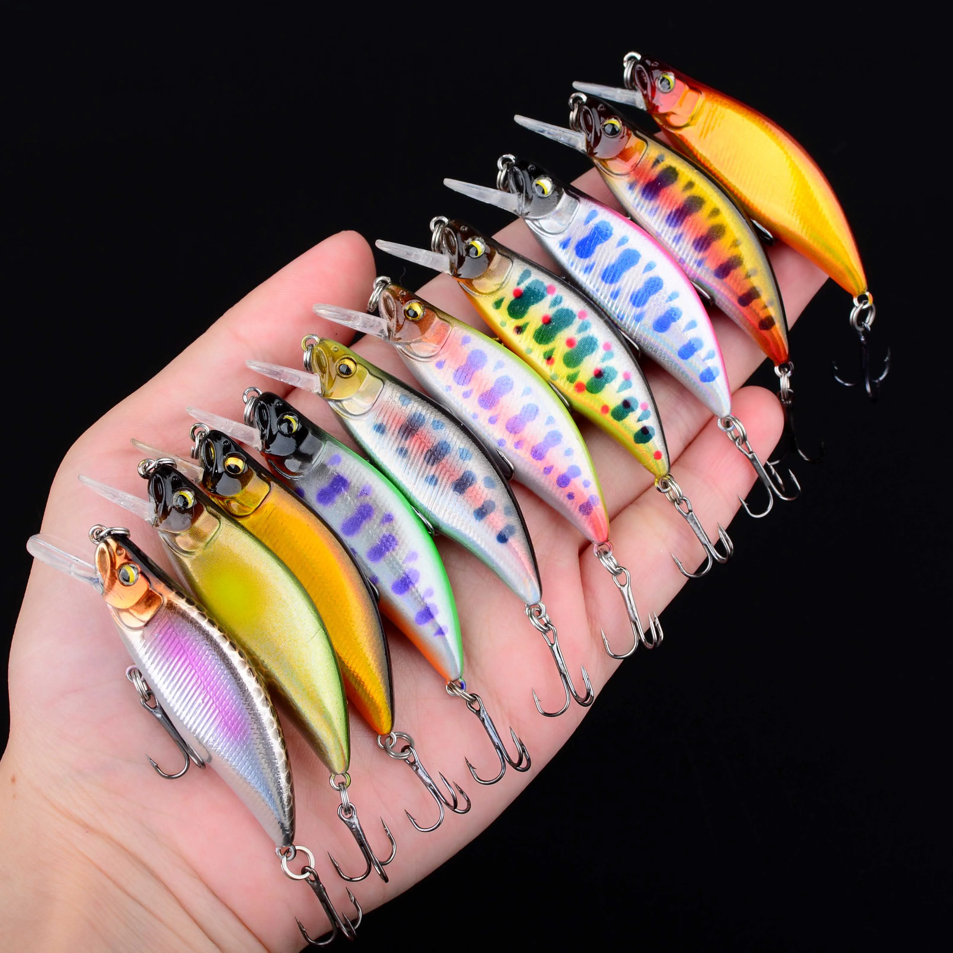 Señuelo minnow para trucha y lubina – Pesca en arroyo de montaña - imagen 3